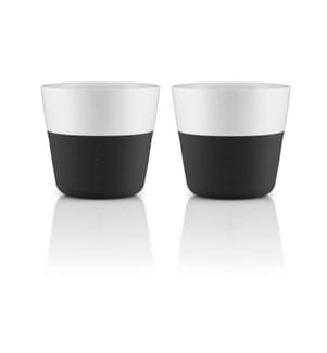 EVA SOLO - Kaffeebecher 230 ml, 2 Stück, Schwarz/Weiss