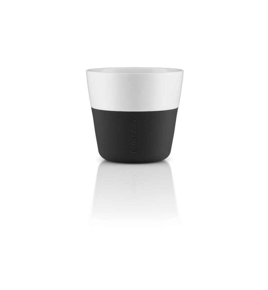 EVA SOLO - Kaffeebecher 230 ml, 2 Stück, Schwarz/Weiss