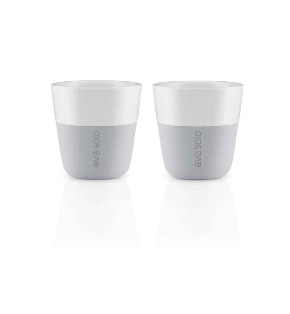 EVA SOLO - Espressotasse 80 ml, 2 Stück, Hellgrau/Weiss