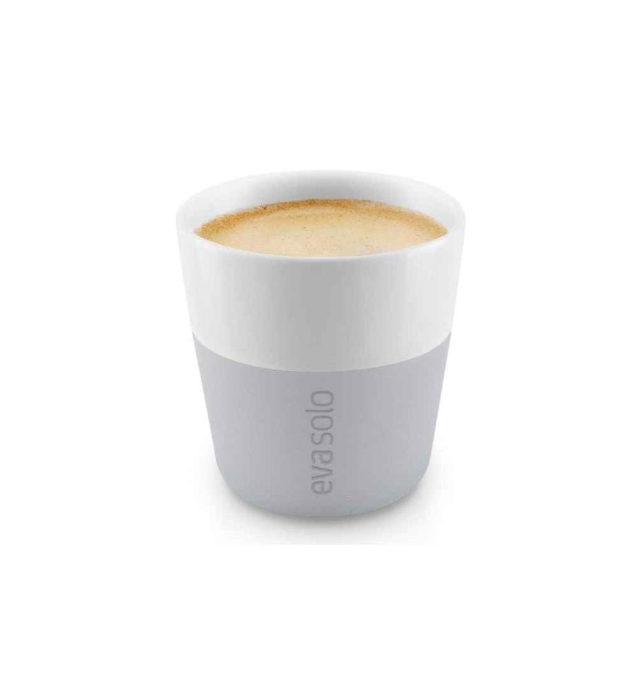 EVA SOLO - Espressotasse 80 ml, 2 Stück, Hellgrau/Weiss