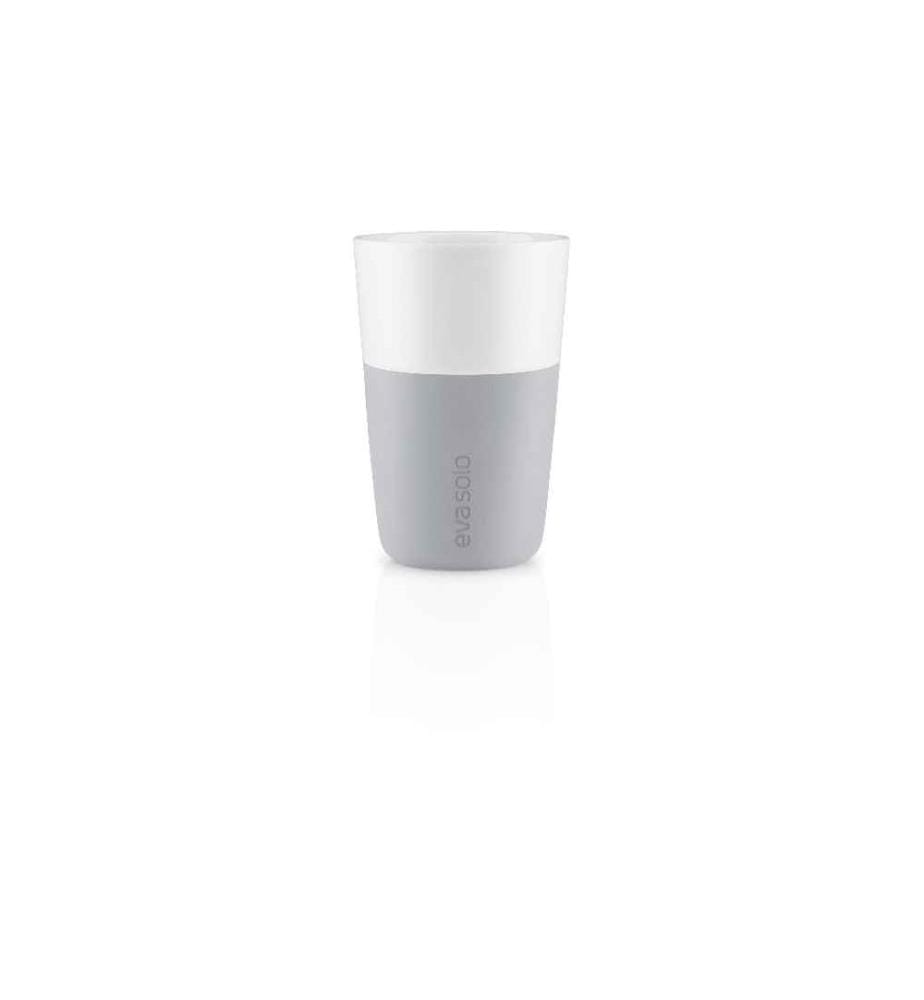 EVA SOLO - Latte Macchiato Becher 360 ml, 2 Stück, Hellgrau/Weiss