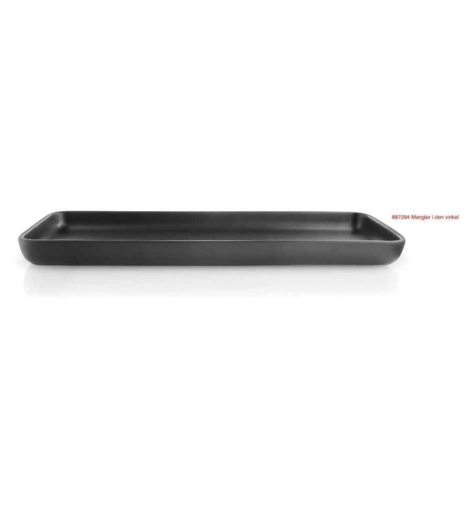 EVA SOLO - Servierplatte Nordic Kitchen 13 x 37 cm, Schwarz