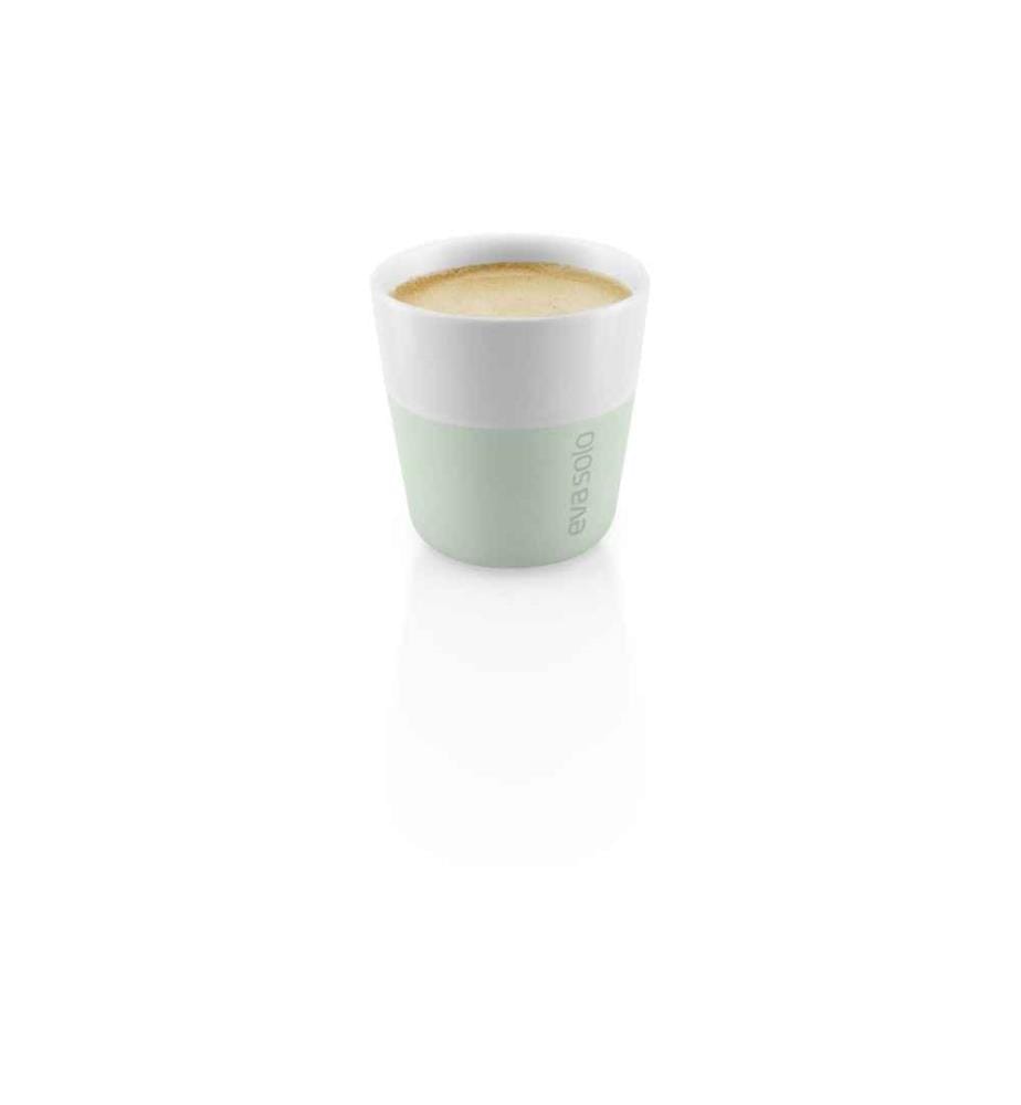 EVA SOLO - Espressotasse 80 ml, 2 Stück, Grün/Weiss