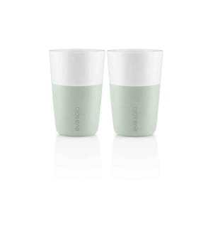 EVA SOLO - Latte Macchiato Becher 360 ml, 2 Stück, Grün/Weiss