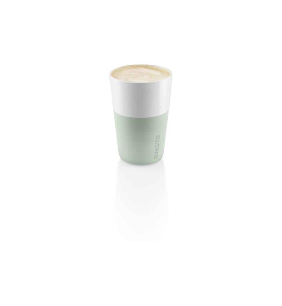 EVA SOLO - Latte Macchiato Becher 360 ml, 2 Stück, Grün/Weiss