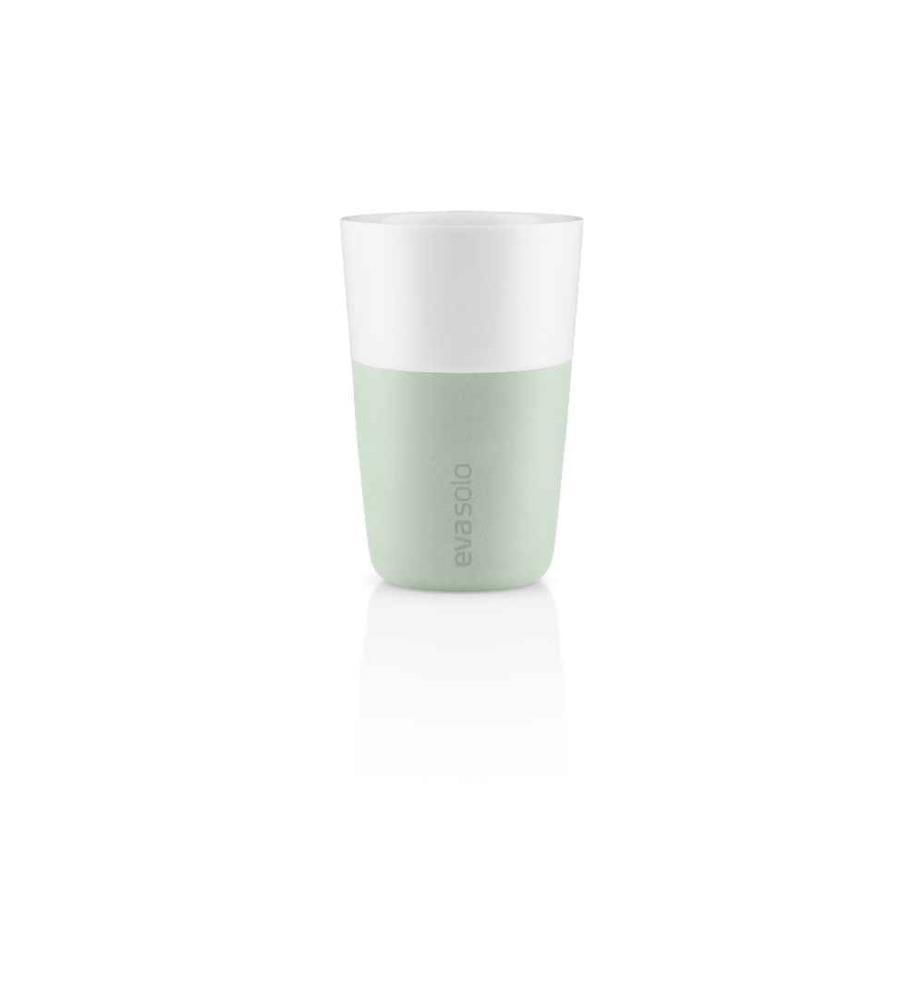 EVA SOLO - Latte Macchiato Becher 360 ml, 2 Stück, Grün/Weiss