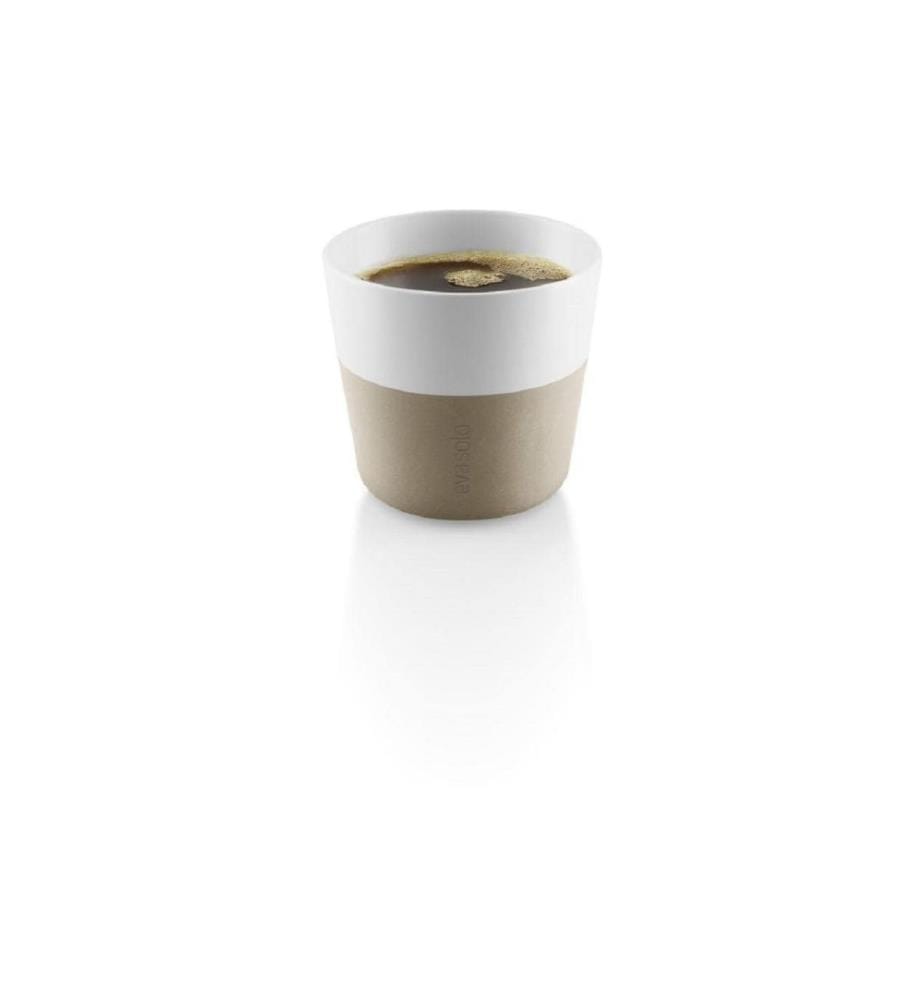 EVA SOLO - Kaffeebecher 230 ml, 2 Stück, Beige/Grün
