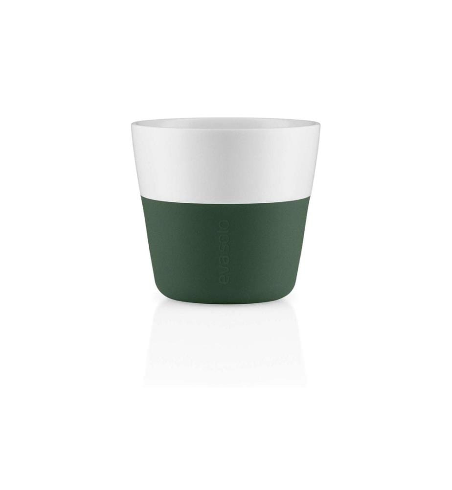 EVA SOLO - Kaffeebecher 230 ml, 2 Stück, Smaragdgrün/Weiss