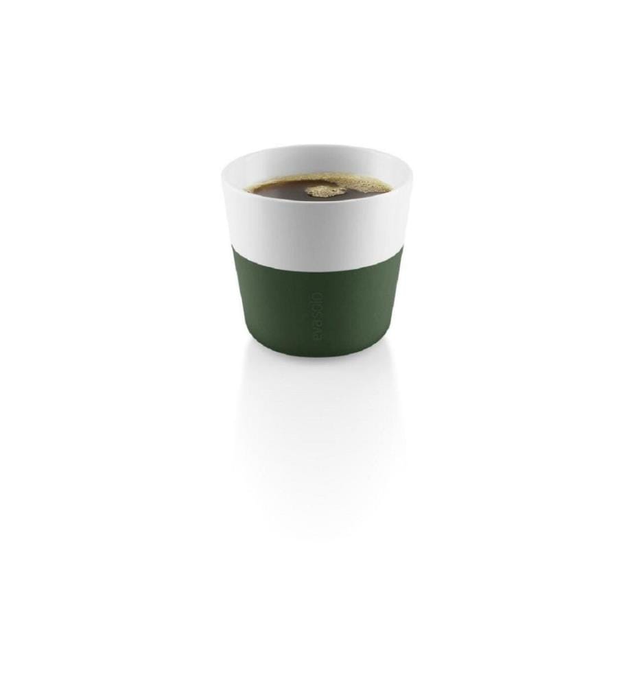 EVA SOLO - Kaffeebecher 230 ml, 2 Stück, Smaragdgrün/Weiss