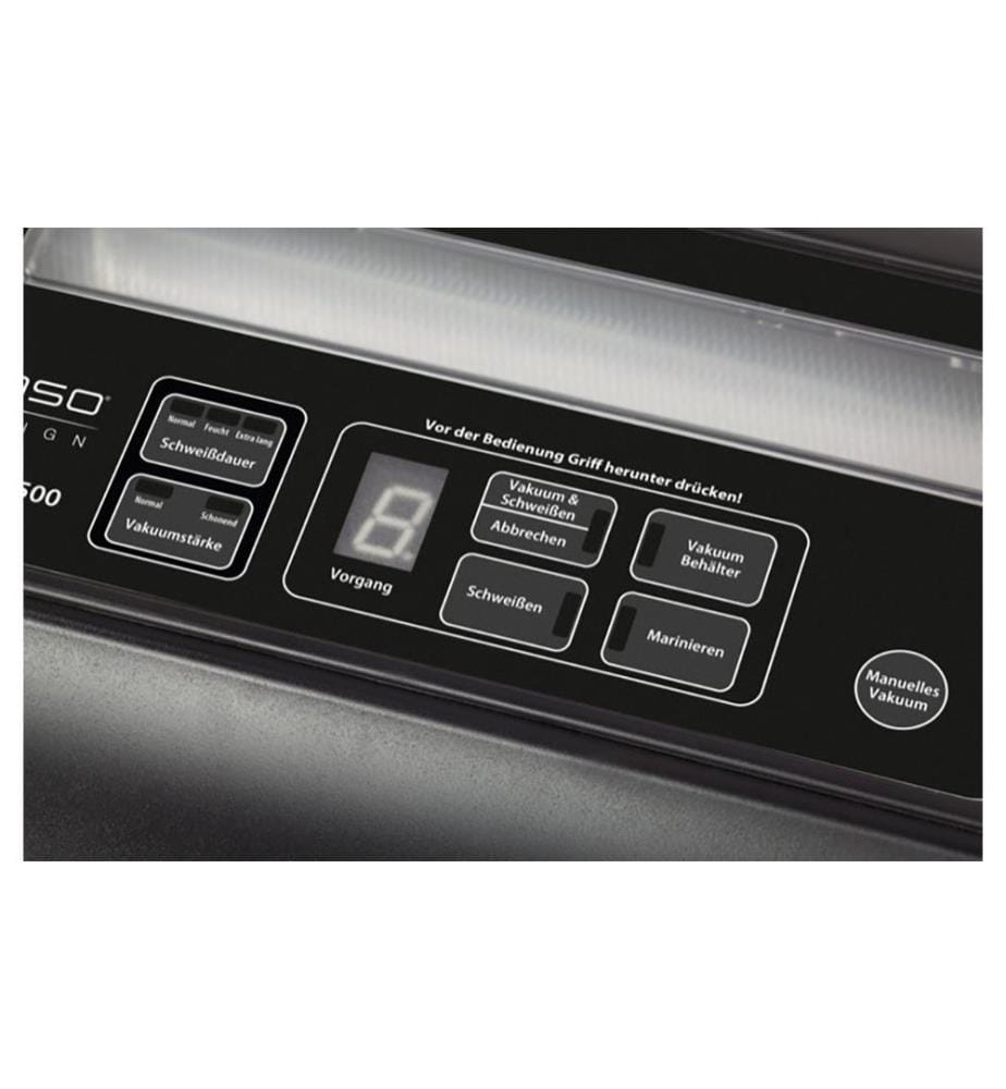 Caso - Appareil de mise sous vide VastVac 500 Argent/Noir