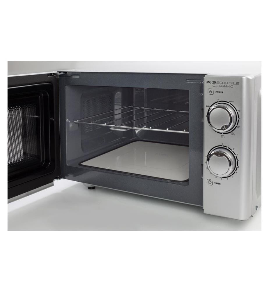 Caso - Mikrowelle MG 20 Ecostyle Ceramic Schwarz/Silber