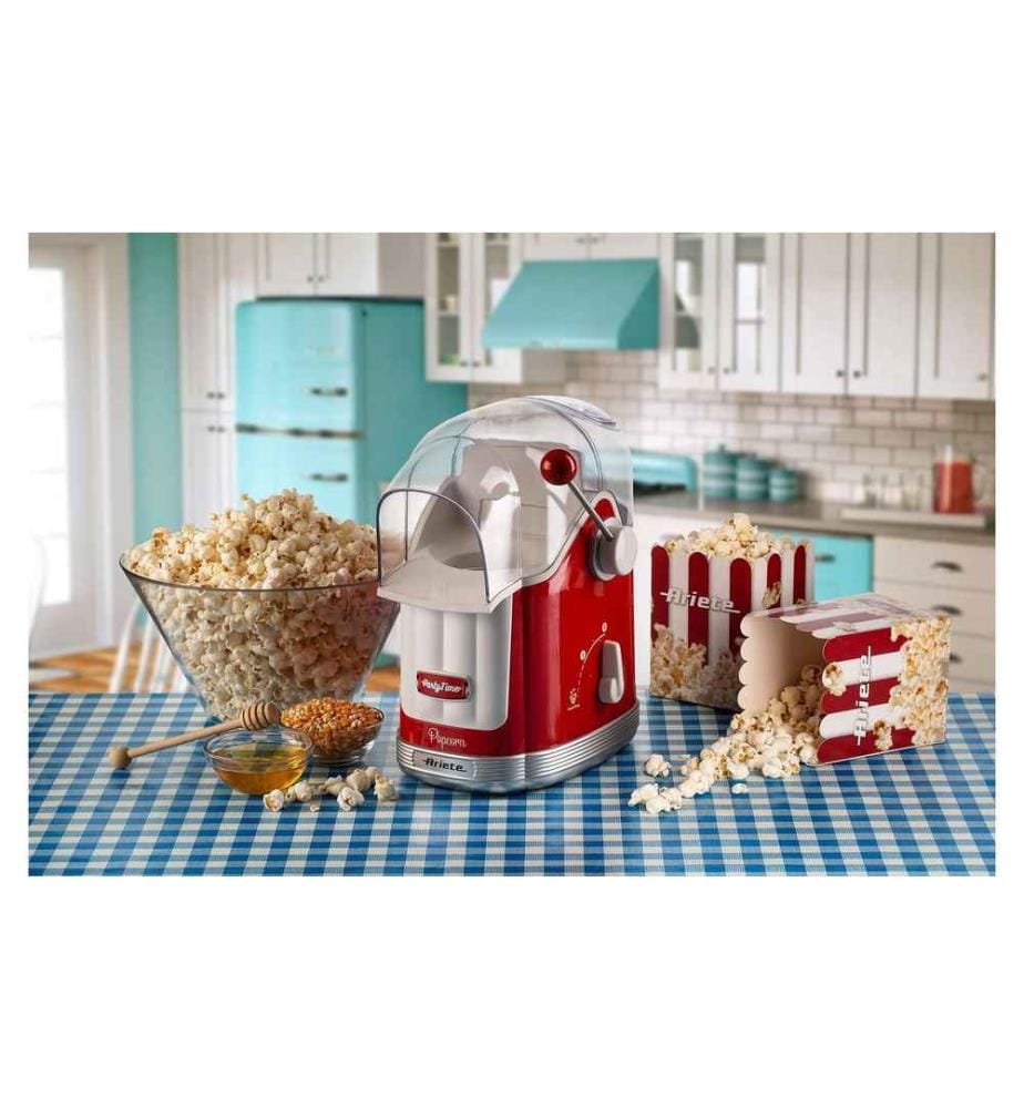 ARIETE - Popcorn Maschine Party Time ARI-2958-RD Rot/Weiss