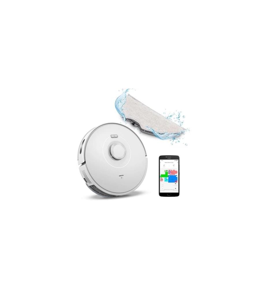 MEDION - Robot d'aspiration et d'essuyage MD 11782 Blanc