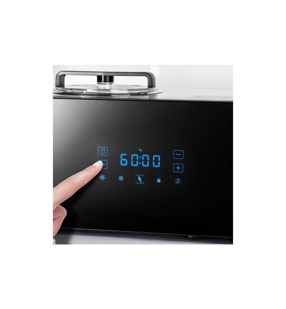 GASTROBACK - Glacemaschine Advanced Control 1.5 l, Schwarz/Silber