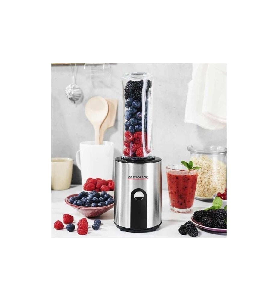 GASTROBACK - Smoothie Maker Mix & Go Schwarz/Silber