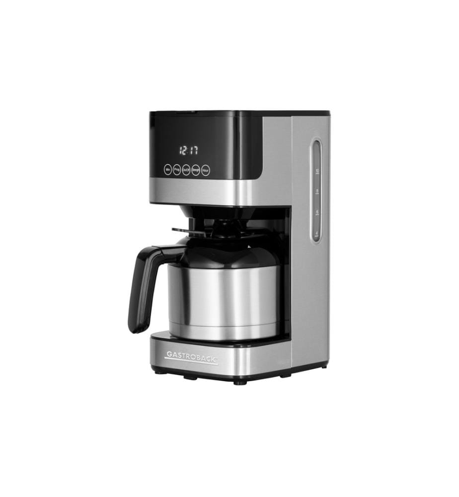 GASTROBACK - Filterkaffeemaschine Essential S Schwarz/Silber