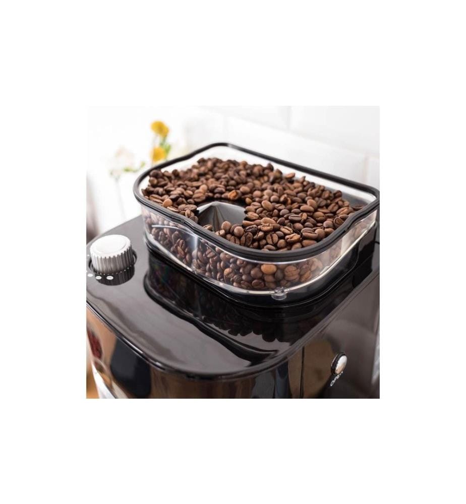 GASTROBACK - Filterkaffeemaschine Grind & Brew Pro Thermo Schwarz/Silber