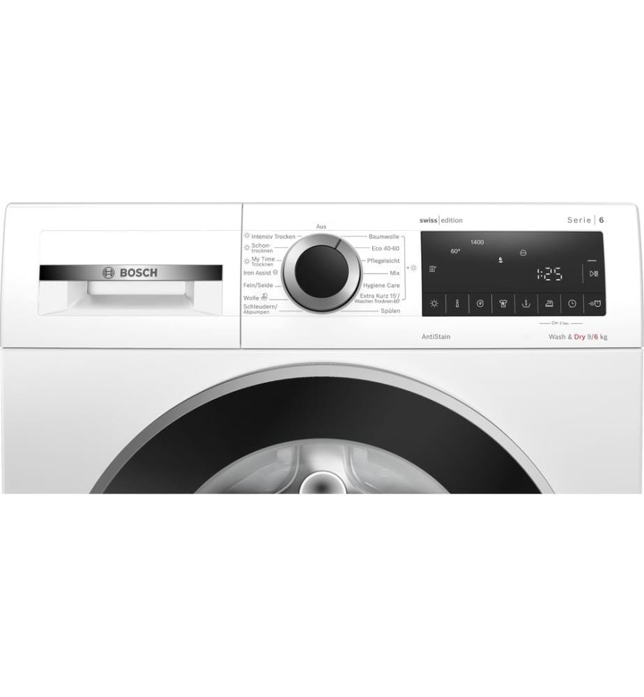 BOSCH - Lave-linge séchant Serie 6 WNG24402CH 9 kg / 6 kg
