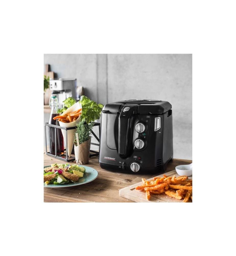 GASTROBACK - Fritteuse Vita-Spin , Schwarz
