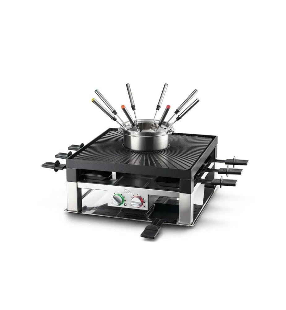 SOLIS - Raclette-Kombination Combi-Grill 3 in 1
