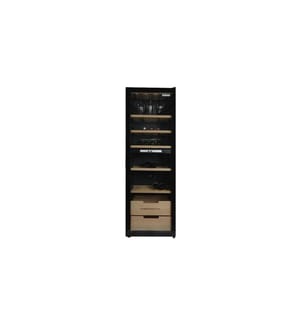 KIBERNETIK - Weinklimaschrank WKH448D Schwarz, Rechts