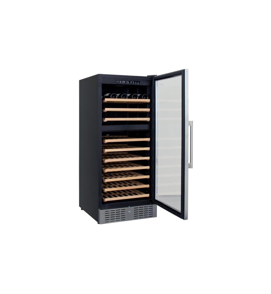 KIBERNETIK - Armoire de mise en température pour le vin WKH120F01 Noir, Droite
