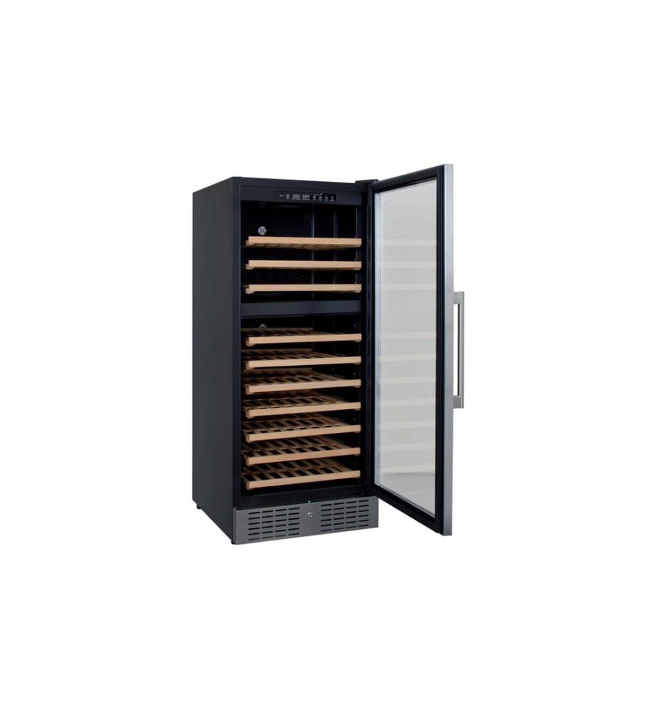 KIBERNETIK - Armoire de mise en température pour le vin WKH120F01 Noir, Droite