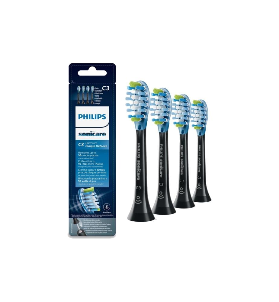 PHILIPS - Zahnbürstenkopf C3 Prem. Plaque Defense HX9044/33 4 Stück