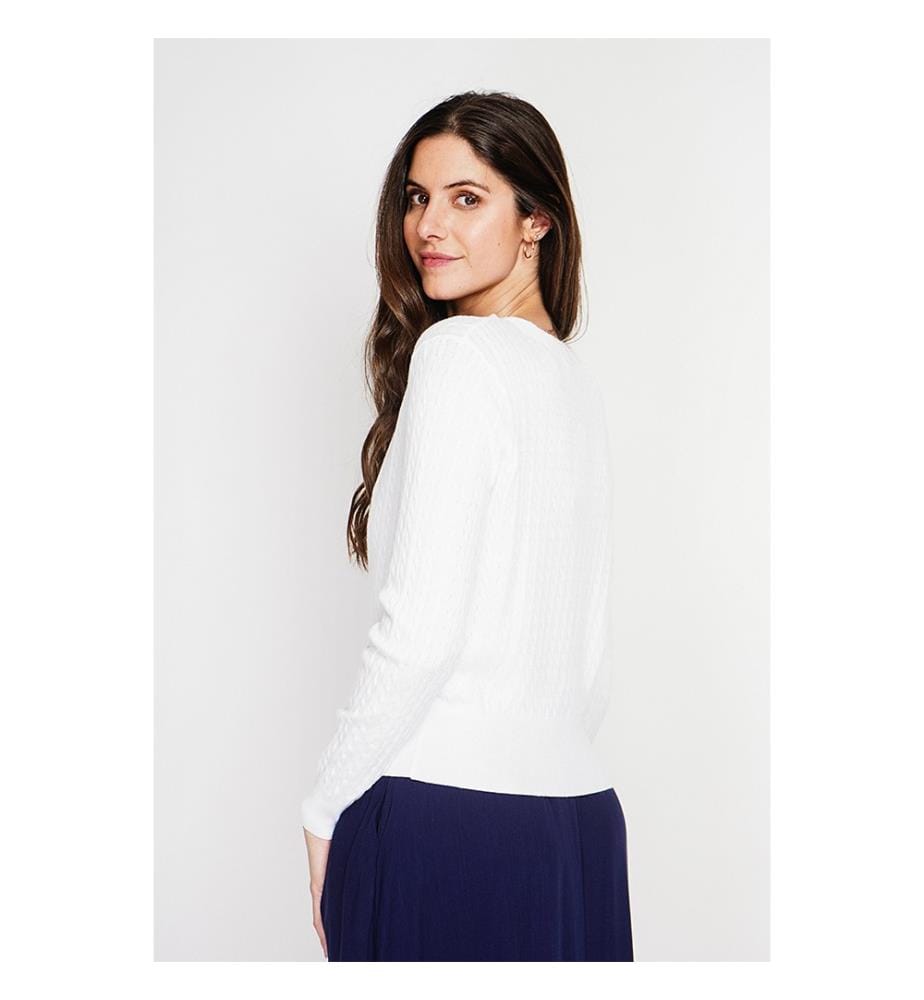 Cardigan - Blanc