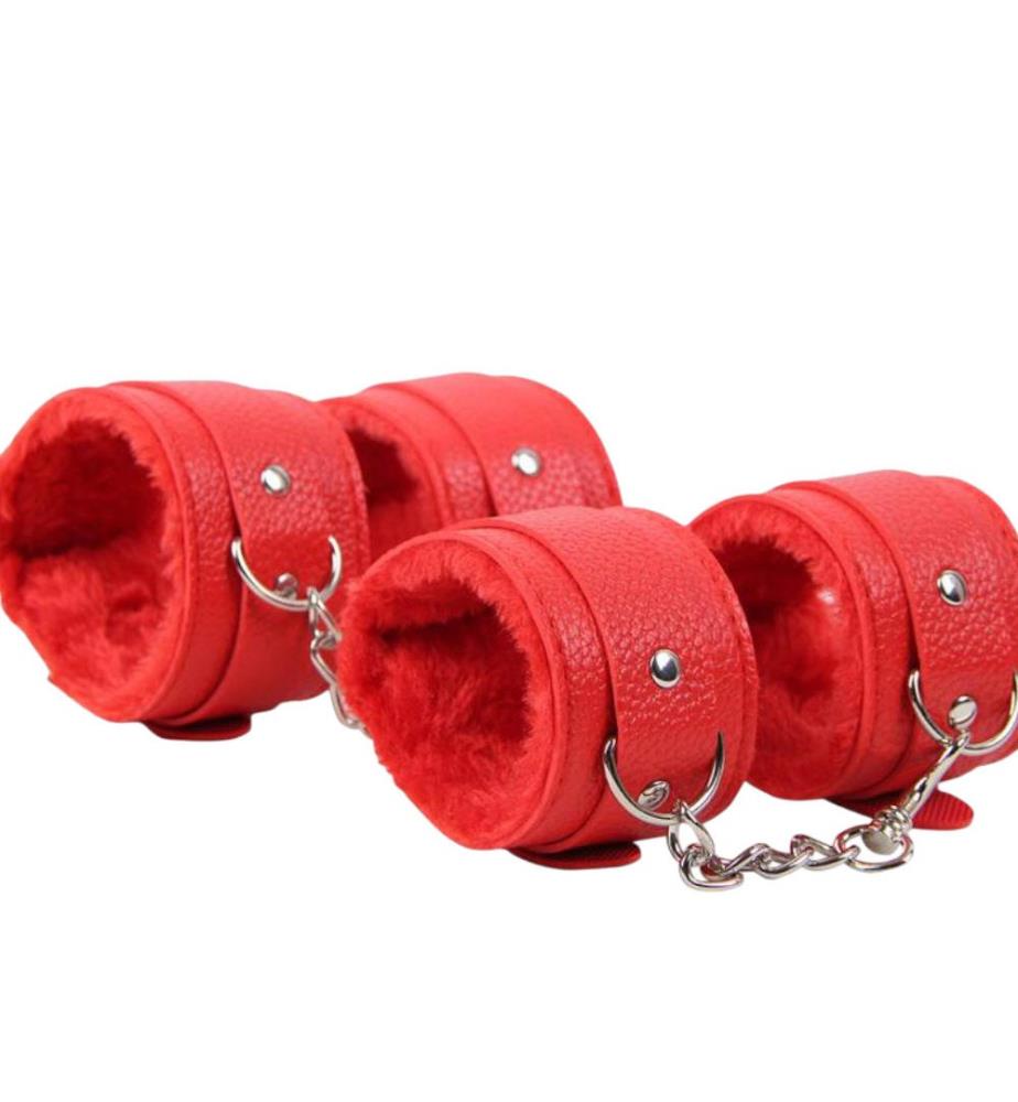 Bondage-Spielzeug Leder - Rot