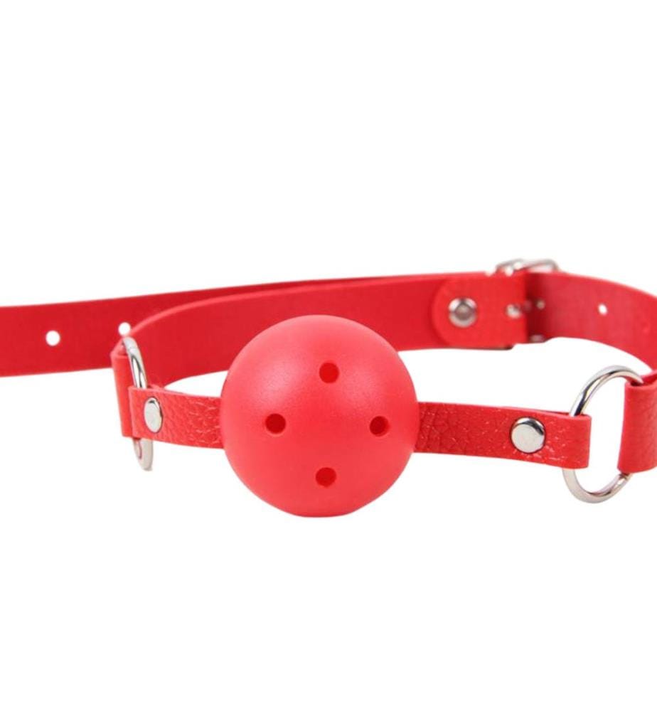 Bondage-Spielzeug Leder - Rot