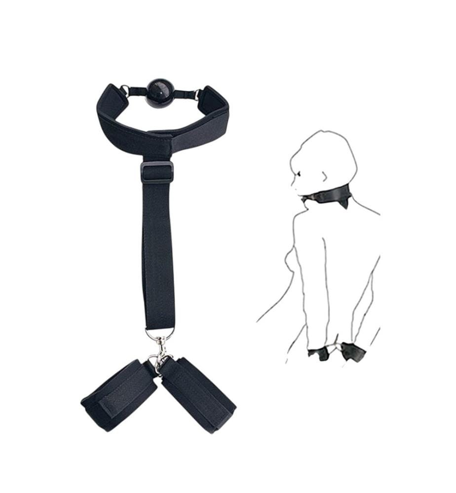 Menottes Bondage - Noir