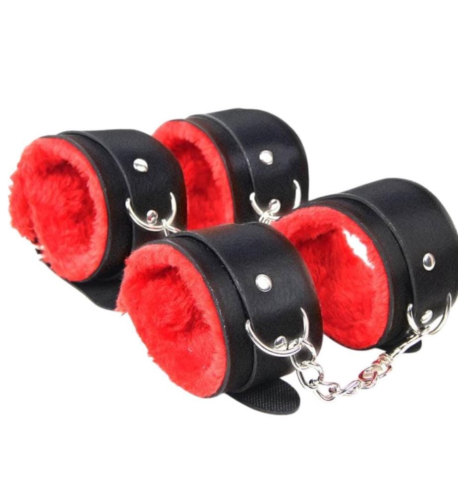 Bondage-Spielzeug Leder - Rot