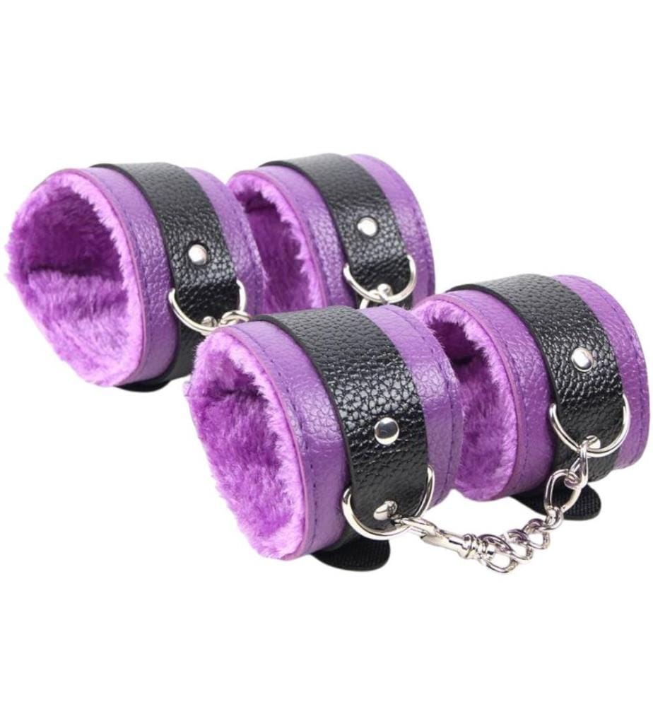 Jouet Bondage Cuir - Violet