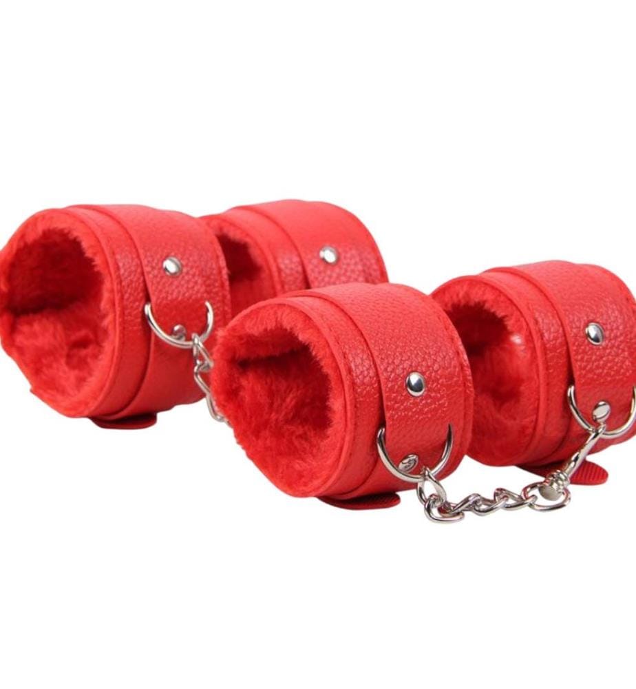 Bondage-Spielzeug Leder - Rot