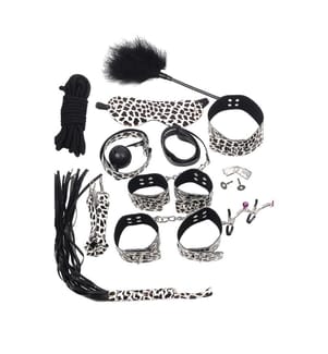 Bondage-Spielzeug Leder Leopard - Leopard