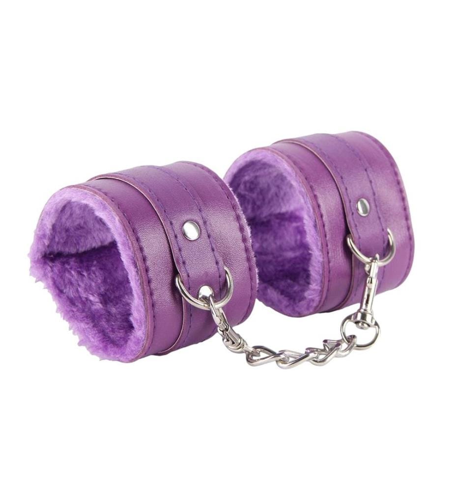 Menottes Cuir - Violet