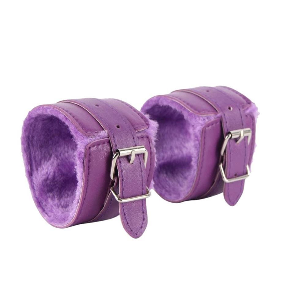 Menottes Cuir - Violet