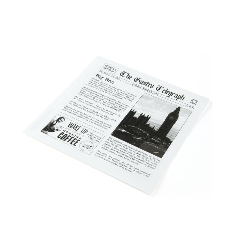 SIER - Sandwich-Beutel News Paper 13 cm x 15 cm, 300 Stück