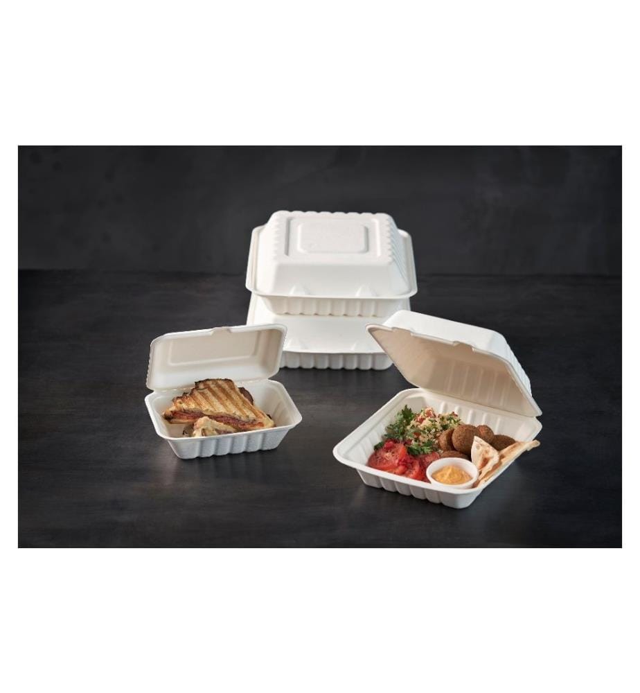 BIOPAK - Boîte repas indivisible 530 ml, 50 Pièce/s