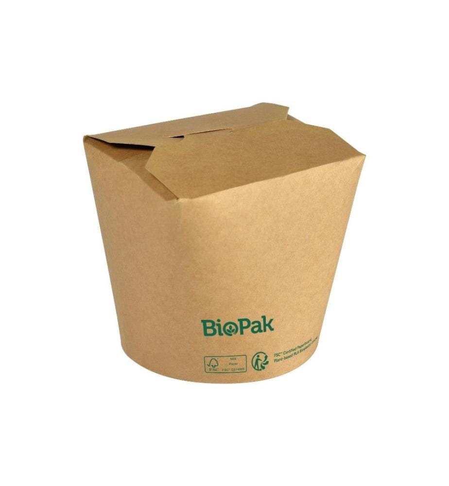 BIOPAK - Boîte repas Ronda Fold Marron, 65 Pièce/s