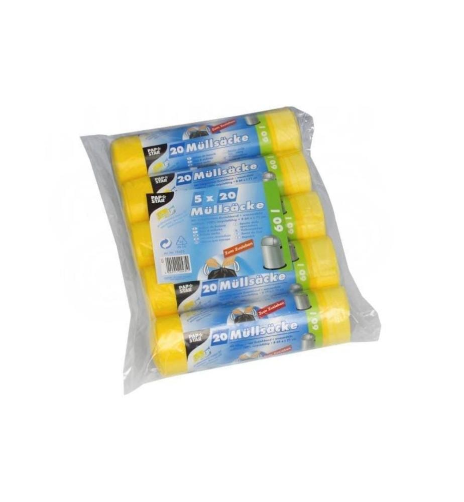 WEITA - Müllbeutel Papstar 60 l, 100 Stück