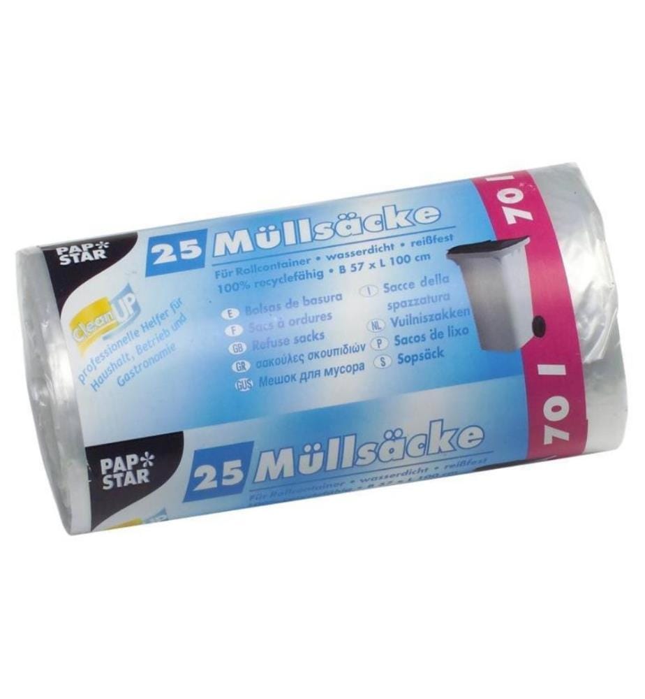 WEITA - Müllbeutel Papstar 70 l, 25 Stück