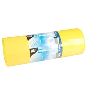 WEITA - Kehrichtsack Papstar 120 l, 50 Stück, Gelb