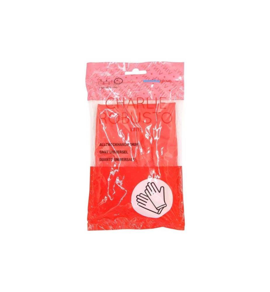 WEITA - Reinigungshandschuh Charlie Robusto XL 1 Stück, Rot