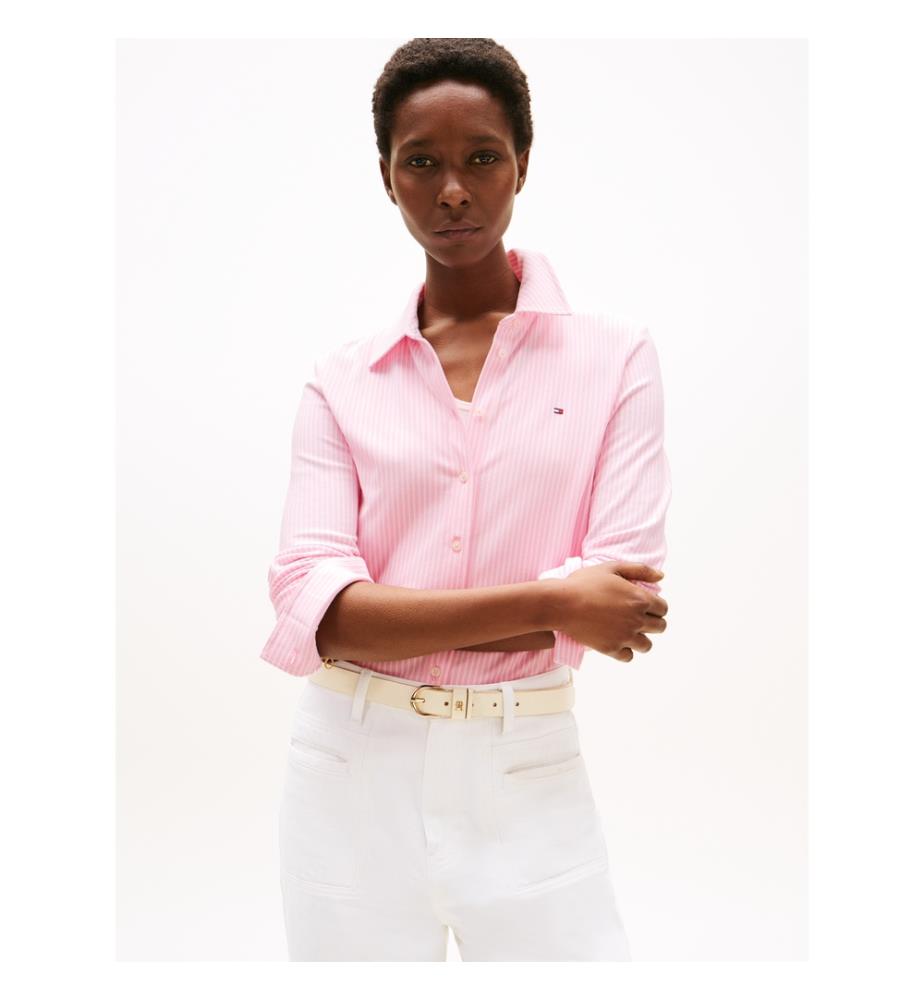 Shirt - Rosa gestreift