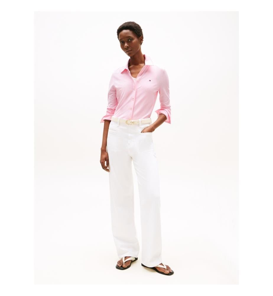 Shirt - Rosa gestreift