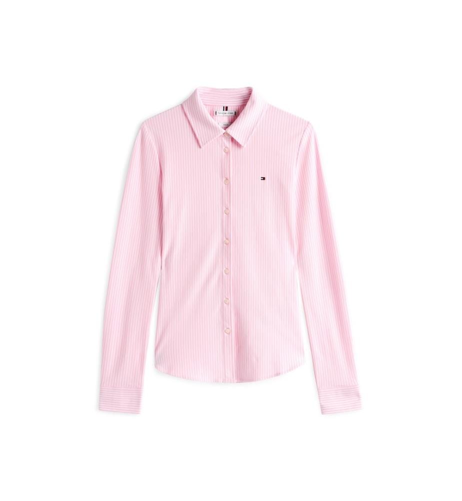 Shirt - Rosa gestreift