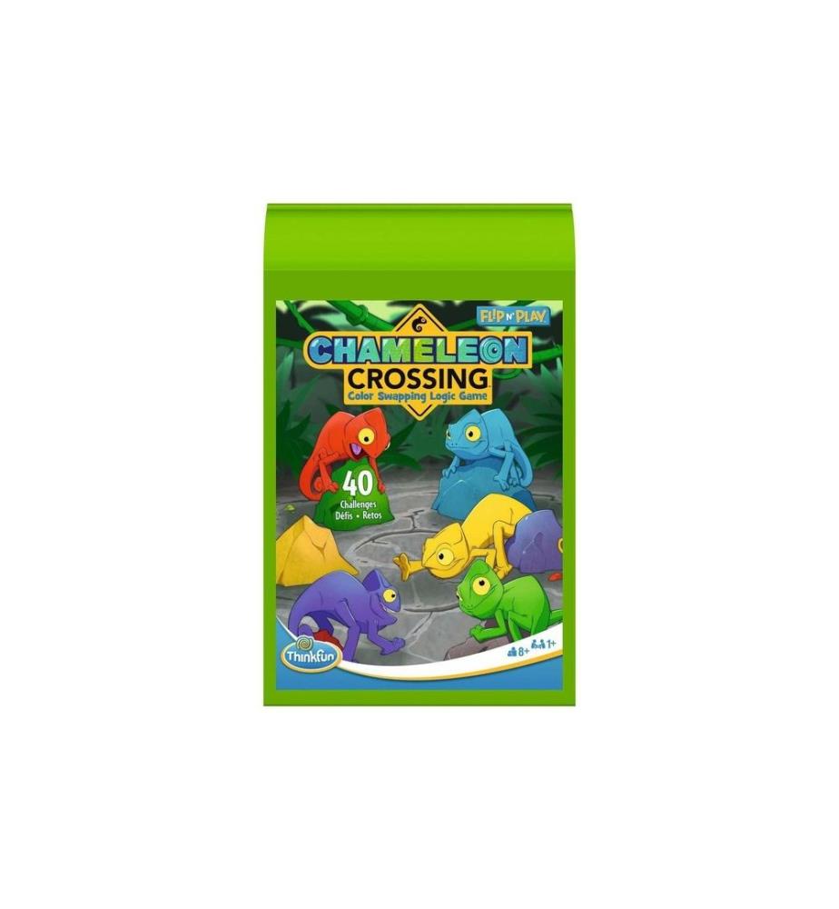 THINKFUN - Knobelspiel Flip n' Play-Chameleon Crossing