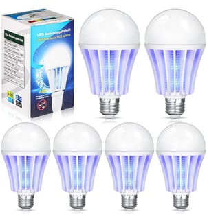 2 in 1 Elektronische Mückenkiller Lampe LED Licht - Weiss